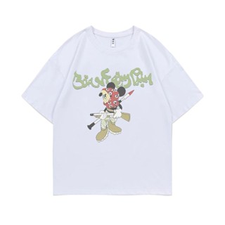 ถูกที่สุด T-shirts Cute Funny Mouse Graphic Print Tshirt Men Women d Fashion Tshirt Men&amp;#39;s Hip Hop Style Tees