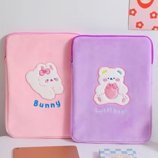 Hotwind (ส่งจากไทย) Bentoy Milkjoy เกาหลี น่ารัก หมี 11 10.5 10.2 นิ้ว กระเป๋า ipad NO.BABY02