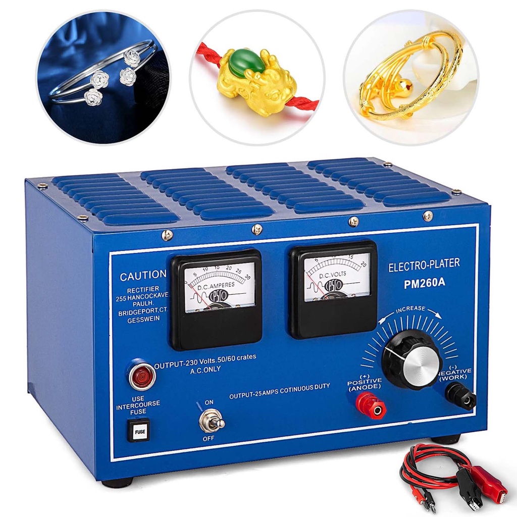 30a เครื่องประดับชุบ Rectifier Platinum Gold Silver Rhodium ชุบเครื่องเครื่องประดับ Plater Electroplating Rectifier พร้อม Threstor Rectifier