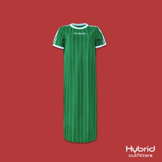 Hybrid Dress ไฮบริดเดรส สีเขียว(Green)WD-372-GR