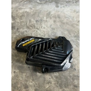 ฝาครอบหม้อน้ำ PCX160 ปี2021-2022 บังหม้อน้ำ คาร์บอน เคฟล่า 5D  Akana pcx แถมสติ๊กเกอร์ Akana จัดส่งวันต่อวัน