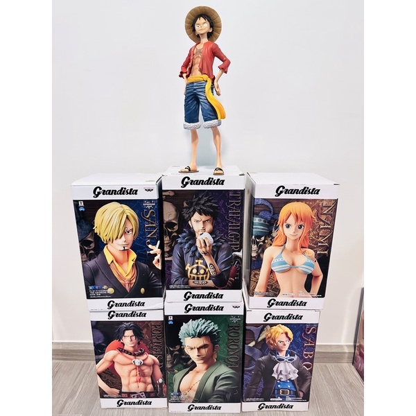 ฟิกเกอร์แท้ หายาก ONE PIECE GRANDISTA แมวทอง มือสอง สภาพดีมาก โมเดล Figure Onepiece Zoro Sanji Luffy