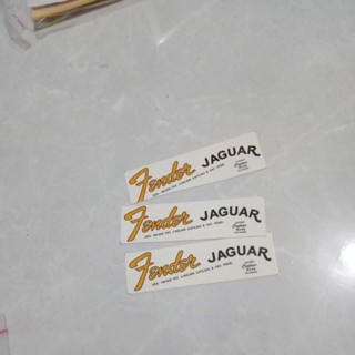 สติกเกอร์ ลาย Jaguar fender สําหรับติดตกแต่งกีตาร์