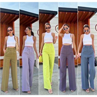 Whitney high-waist basic pant
กางเกงขายาวทรงกระบอกทรงสวยแบบสุดๆ ทรงเอวสูงตะขอหน้า เก็บหุ่น พรางหุ่นสุด