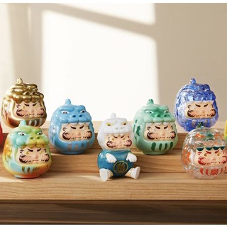 ❣️[Blind Box ready to ship : กล่องสุ่ม พร้อมส่ง] ❣️🌟Toyzero Plus : PP X MONSTER Daruma Guardian Blind Box Series