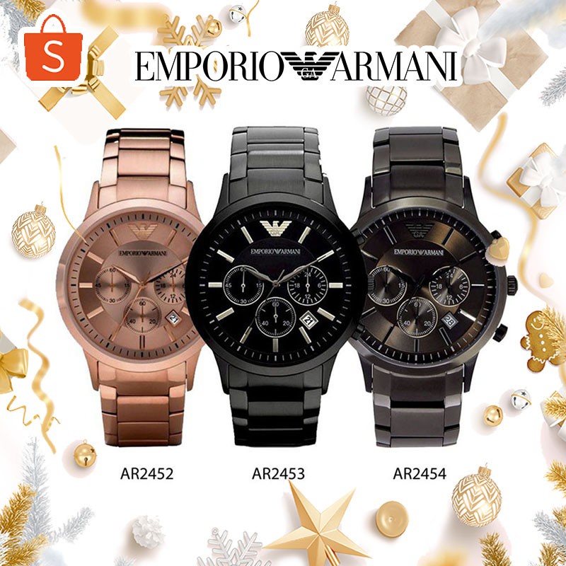 OUTLET WATCH นาฬิกา Emporio Armani OWA355 นาฬิกาผู้ชาย นาฬิกาข้อมือผู้หญิง แบรนด์เนม Brand Armani Watch AR2454