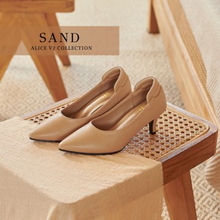 รองเท้า Finest Shoes : Alice Heels V.2 - Sand