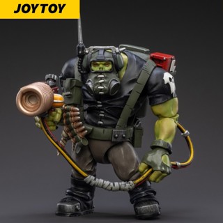 1/18 JoyToy Warhammer40K Ork Kommandos Comms Boy Wagzuk ของเล่นสําหรับเด็ก