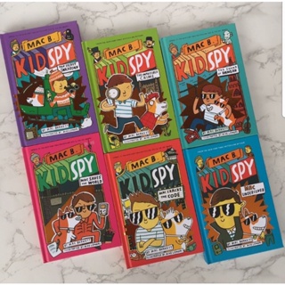 หนังสือชุด Mac B. Spy kid 6 เล่ม Comic and Chapter Book หนังสือภาษาอังกฤษ สำหรับเด็ก