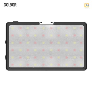 [M27] Colbor PL8B ไฟวิดีโอ LED 2700K-6500K หรี่แสงได้ 27 เอฟเฟคไฟในตัว แบตเตอรี่ พร้อมเมาท์โคลด์ชู แอพพลิเคชัน ด้านหลัง