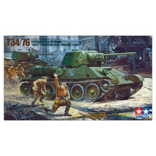 [ชุดโมเดลสเกลประกอบเอง] TAMIYA 35149 1/35 RUSSIAN T34/76 "CHTZ" โมเดลทามิย่าแท้ model