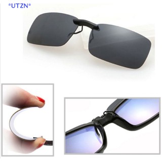 UTZN&gt; Polarized Clip On Driving Glasses Sunglasses Day Vision UV400 Lens Night Vision new