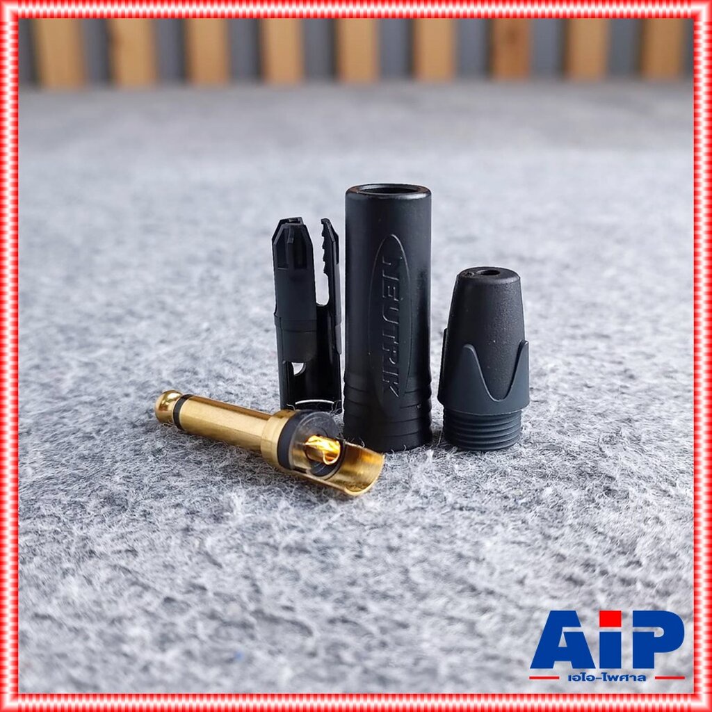 ตัวสีดำ 1ตัว NEUTRIK NP2X-B สีดำ ของแท้ ปลั๊กไมค์โมโน (Mono Phone Plug) โฟนปลั๊ก โฟนโมโน Phone mono NP 2X NP-2X NP2X ...