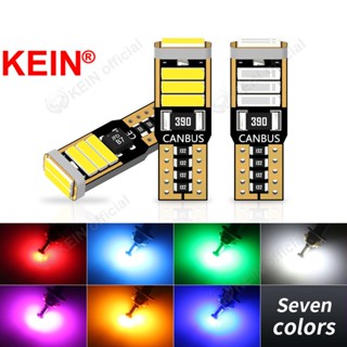 Kein หลอดไฟสัญญาณจอดรถยนต์ T10 Led W5W 194 168 501 DC12V สีแดง 8SMD 7020