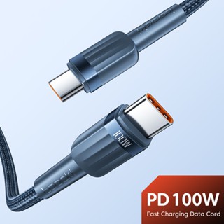 Toocki PD 100W USB C เป็น USB Type C สายเคเบิล 60W ชาร์จเร็ว USB-C สายชาร์จเร็ว