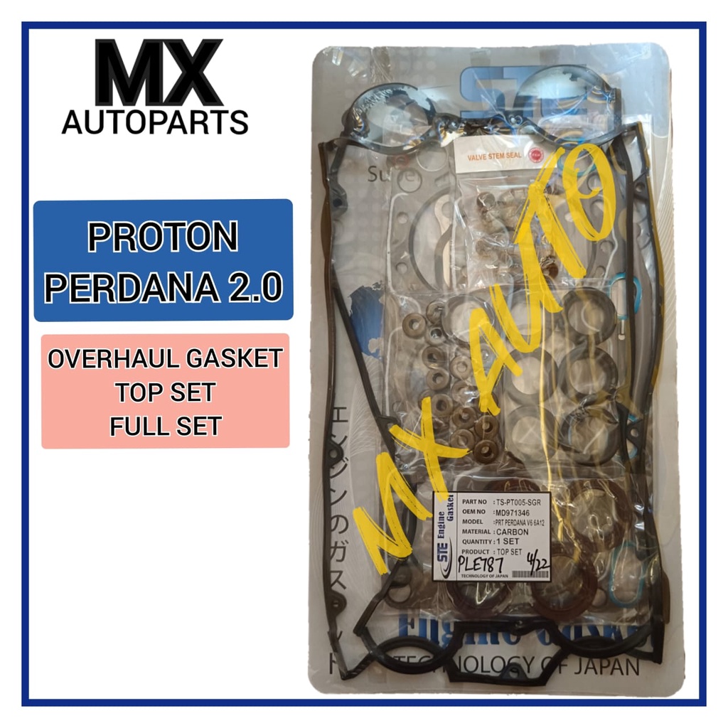 PROTON PERDANA 2.0 V6 6A12 ENGINE TOP หรือ FULL OVERHAUL GASKET SET