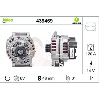 439469 ไดชาร์จ Valeo รุ่น MINI W10,W11 R50/R53 OE.12317515030