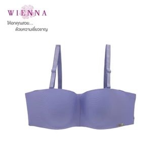 WIENNA เสื้อชั้นใน Big Beauty DB31209 มีโครง แบบเกาะอกครึ่งคัพ สีเขียวขี้ม้า สีม่วงอ่อน สีดำ เนื้อ (Carnation Tulip)