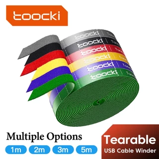 Toocki Cable Organizer การจัดการเคเบิล Tearable Organizador สาย Winder Ties อุปกรณ์เสริมโทรศัพท์สายไฟ Organizer และสายเคเบิล