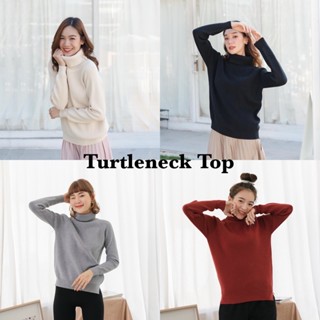 Coatmatter - Turtleneck Top เสื้อไหมพรมคอเต่า