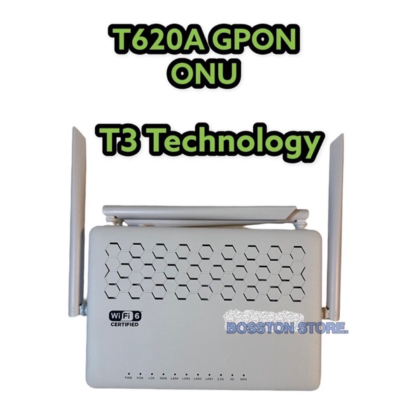 Wifi6 Router Model: T620A GPON ONU รองรับ T3 Technology สินค้าใหม่ มือ1 อุปกรณ์ครบกล่อง