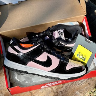 🖤💖 Nike W Dunk Low BLACK PINK “Essential Pink Foam Black” แท้ 100000%