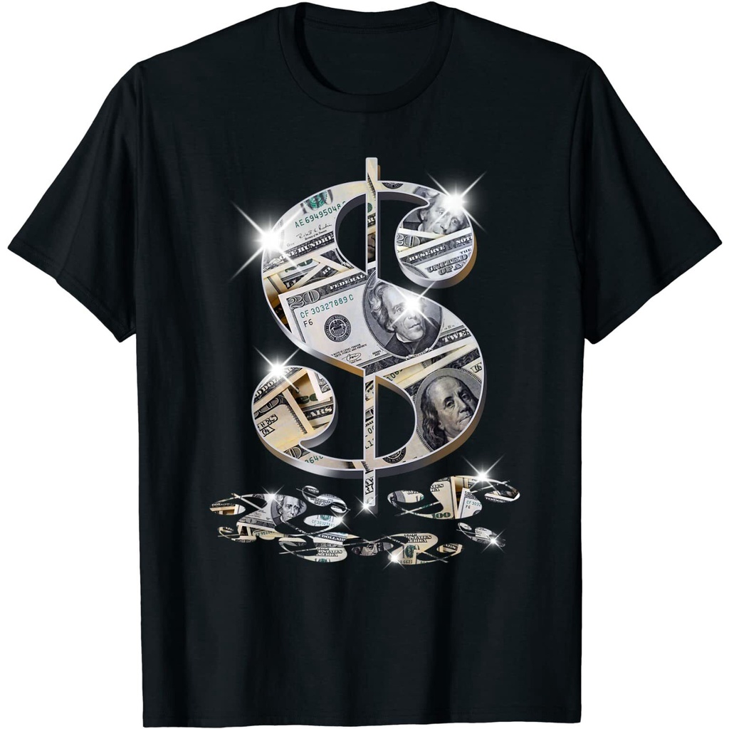 ผู้ชาย Tshirts ใหม่จํากัด Cool As Dollar Sign $$ Design Idea Fun Tee เสื้อยืด S-3XL