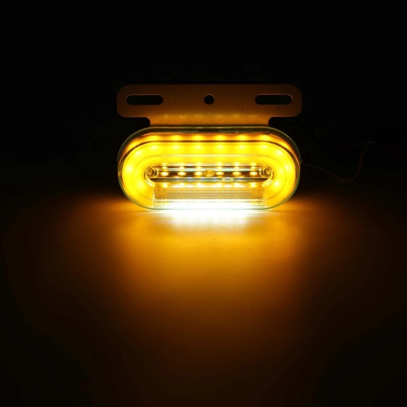 RUN 24V รถบรรทุกรถพ่วงไฟ LED Side Marker ตําแหน่งโคมไฟ Lorry รถแทรกเตอร์ไฟท้าย