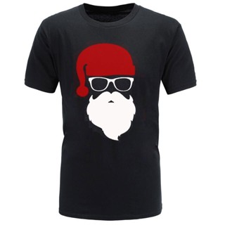 T-shirt Men Christmas Cute Cartoon Santa Father T shirt Male Funny T Shirt Christmas Comfortable Cotton top Tees