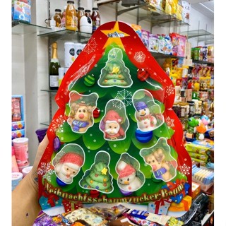 เยลลี่คริสมาสต์ต้นไม้ 1แพคมี 8ชิ้น ขนม ขนมเด็ก เยลลี่เยลลี่น้ำตาล