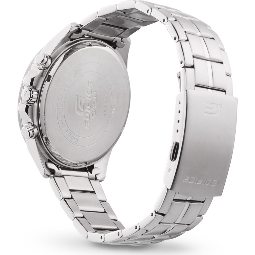 นาฬิกาข้อมือ CASIO นาฬิกากันน้ำ นาฬิกา ประกัน 1 ปี รุ่น EFR-556DB-7A นาฬิกาสีเงิน