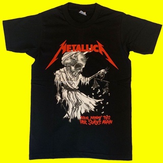 Tee เสื้อยืดผู้หญิง ผ้านุ่ม♂☜เสื้อวง Metallica เสื้อวงดนตรี เสื้อวงร็อค ซักไม่หด ใส่สบาย ผ้านิ่ม_31