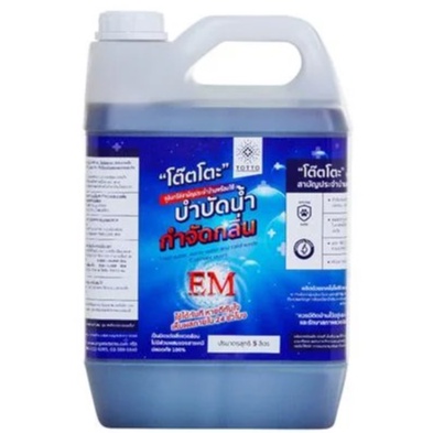 TOTTO น้ำยาย่อยจุลินทรีย์ 5,000ml  โต๊ตโตะ จุลินทรีย์บำบัดน้ำ จุลินทรีย์กำจัดกลิ่น EM ดับกลิ่นท่อน้ำ