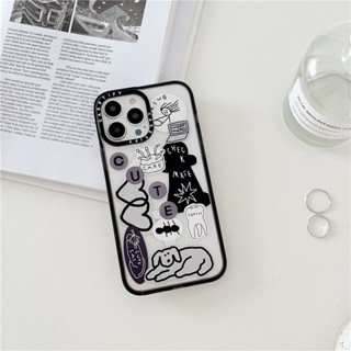 casetify【สติกเกอร์ Inap】เคสโทรศัพท์มือถืออะคริลิคใส แบบแข็ง ดูดซับแม่เหล็ก สําหรับ iPhone 11 12 13 Pro Max 14 Plus 14 Pro Max