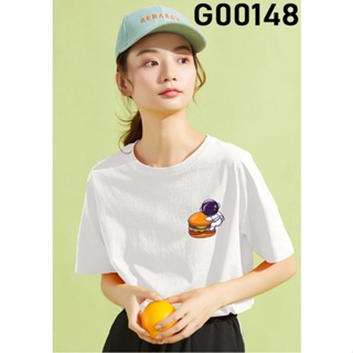 เสื้อยืด PROMOSI HEBAT STOK BERSEDIA G00148 ANGKASAWAN NASA SPACEMAN ASTRONAUT PUTIH BAJU COMEL BESAR MERAH_59