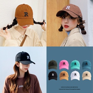 Cap_R ปักนูน Hat หมวกแก็ป ลายปัก มีหลายสี ราคาถูก พร้อมส่ง