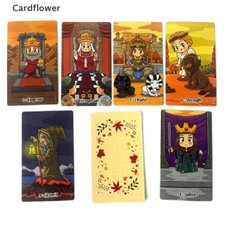 &lt;Cardflower&gt; 12*7CM Autumn Miss Tarot Cards Prophecy Divination Deck Family Party Board Game On Sale
