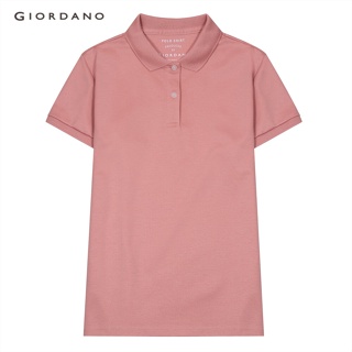 GIORDANO เสื้อโปโลผู้หญิง Womens Luxury Polo 05310236