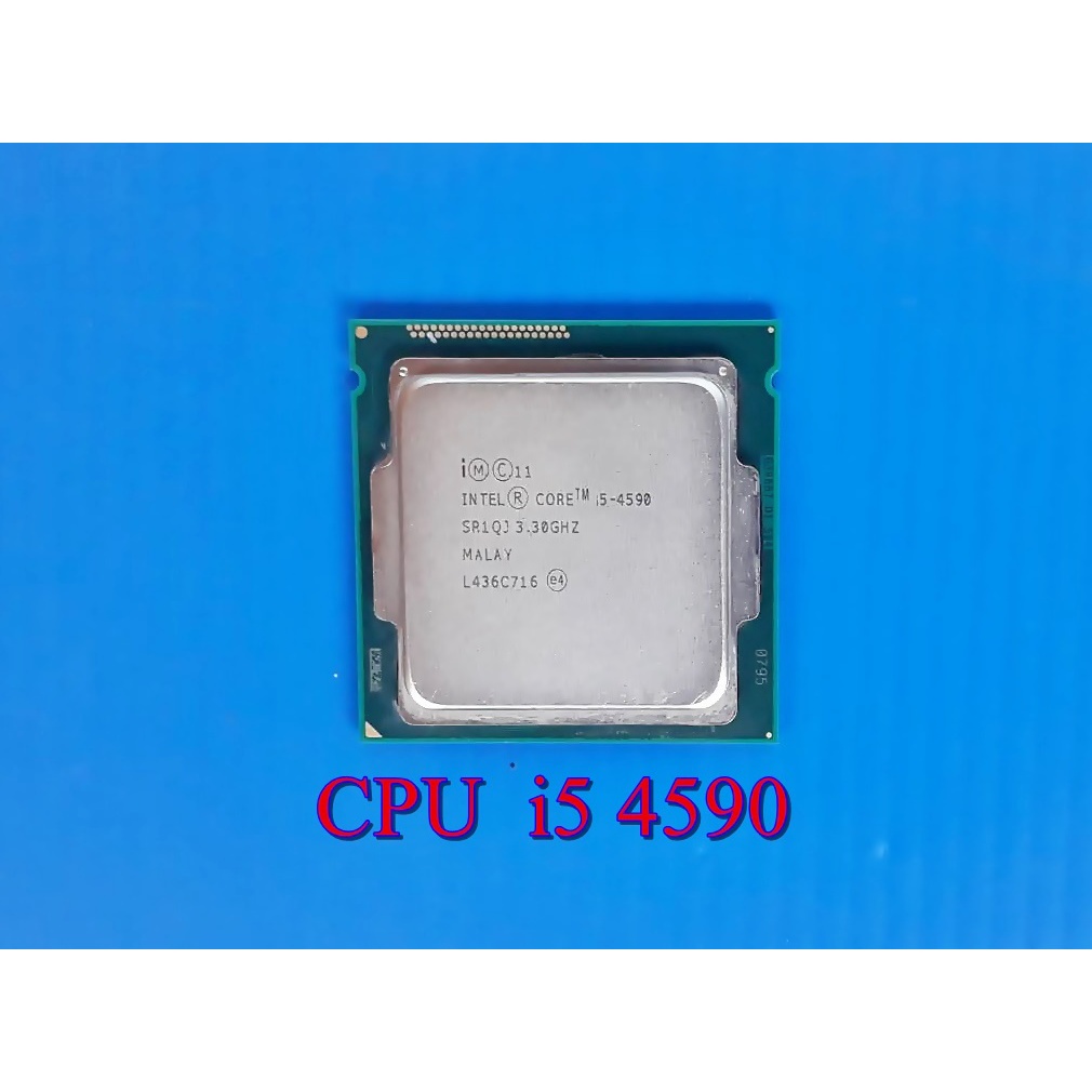 CPU ( ซีพียู ) INTEL CORE i5 4590 3.3 GHz ( LGA 1150 ) สินค้ามือสองสภาพดี รับประกันยาว 1 เดือน