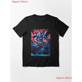 LOL Arcane Omen Valo Essential T-Shirt เกมจลาจล เสื้อยืดพิมพ์ลาย ผู้ชายและผู้หญิง