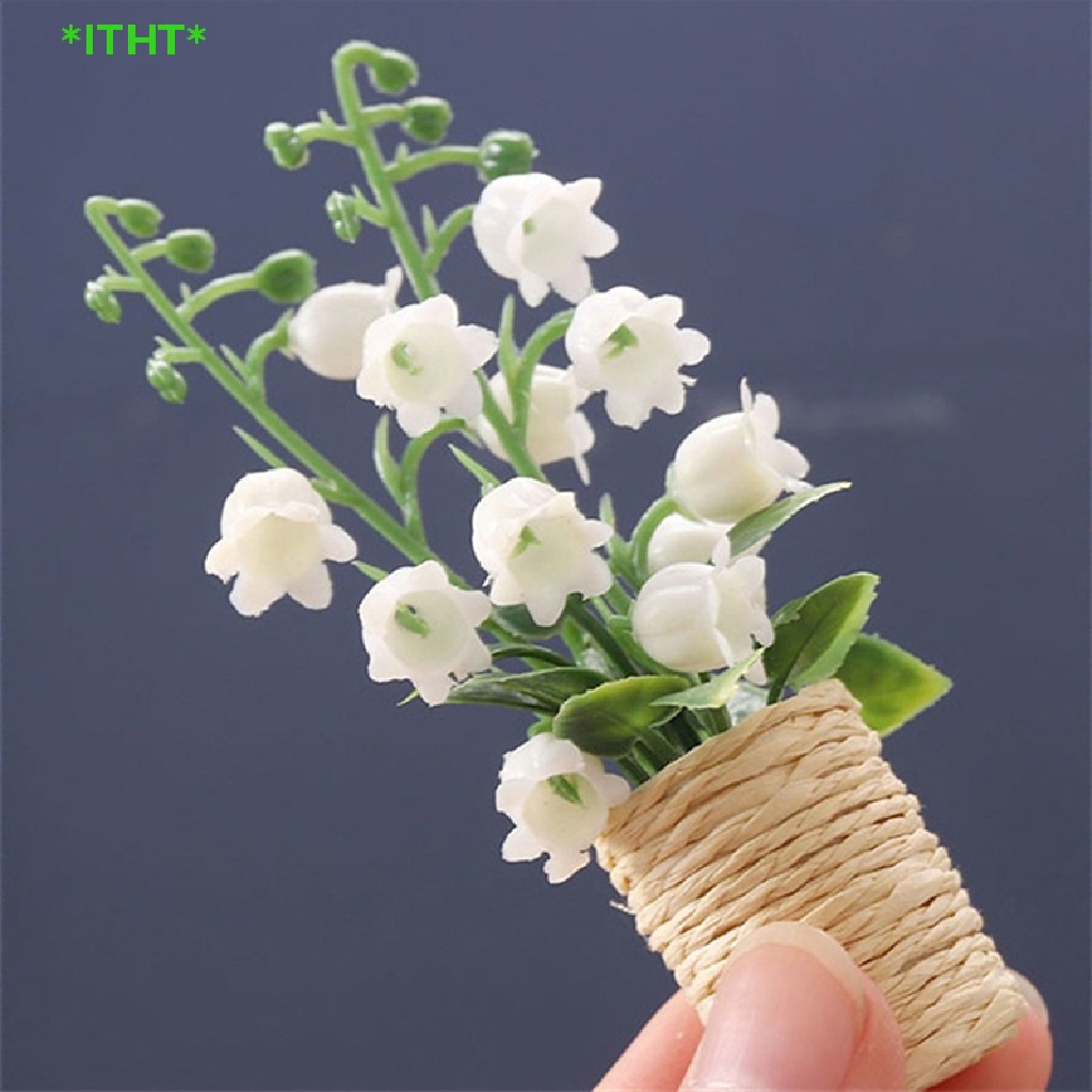 Itht> โมเดลดอกไม้ไฮยาซินจิ๋ว 1:12 สําหรับตกแต่งบ้านตุ๊กตา