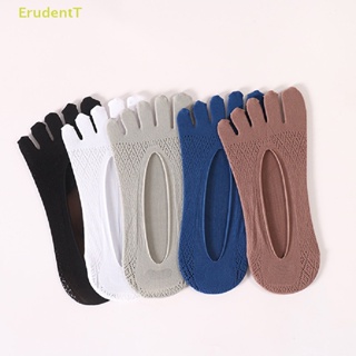 [ErudentT] ถุงเท้าข้อสั้น ผ้าตาข่าย แบบกลวง ระบายอากาศ สําหรับผู้ชาย [ใหม่]