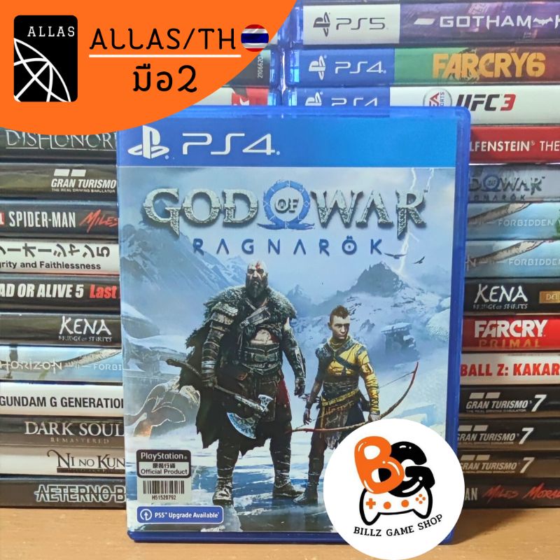 (🌟ไลฟ์เที่ยง+2ทุ่ม เหลือ 1,272 บาท เก็บโค้ดในไลฟ์✨) (มือ2) PS4 | God of War Ragnarok