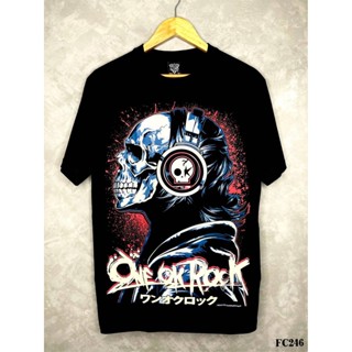 Oneokrockเสื้อยืดสีดำสกรีนลายFC246