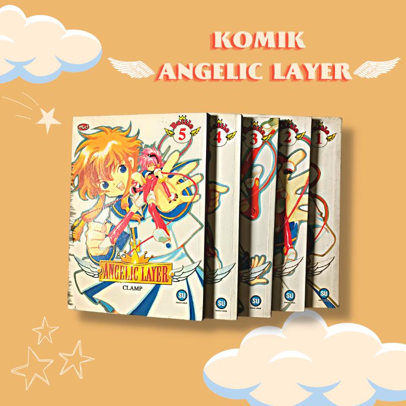 การ์ตูนมังงะ Angelic Layer - CLAMP (PRELOVED)