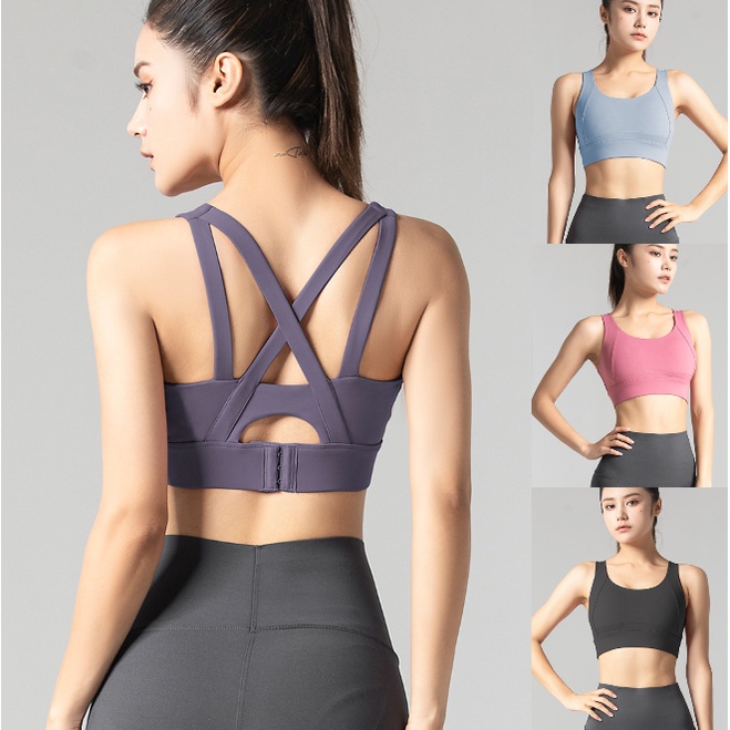 Evesport-YOGA-630 เสื้อบรากีฬาใส่ฟิตเนส สปอร์ตบราออกกำลังกาย ใส่กระชับ มีฟองน้ำ ทรงสวย ผ้านิ่มใส่สบาย