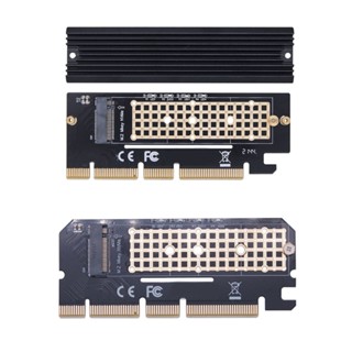 R* อะแดปเตอร์การ์ดไรเซอร์ M2 NVME SSD เป็น PCIe 3 0 16X M-Key PCIe 3 0 4X 8X 16X สําหรับคอมพิวเตอร์ตั้งโต๊ะ