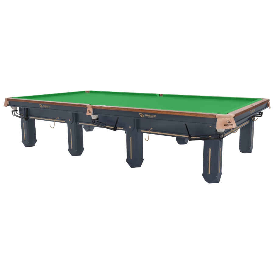 Rasson โต๊ะสนุกเกอร์ราสสัน รุ่นสวอร์ด 2 สีเทา ขนาด 12 ฟุต Sword II Grey Snooker Table 12ft