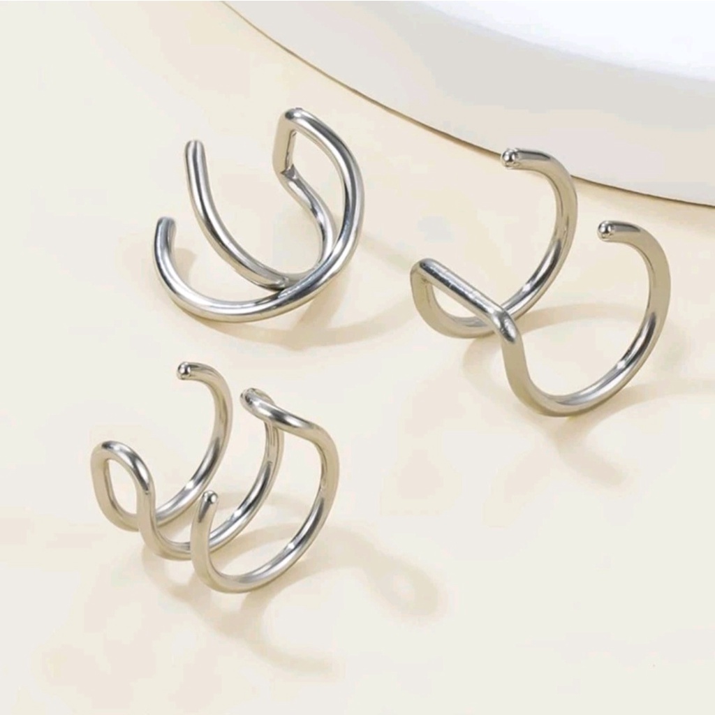 #earcuff #earcuffสแตนเลส #ต่างหูสแตนเลส #ต่างหูไม่ลอกไม่ดำ #ต่างหูมินิมอล