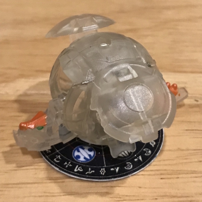 Bakugan Saurus Clear Translucent B2 บาคุกันเซารัสเคลียร์ใส ขนาด B2